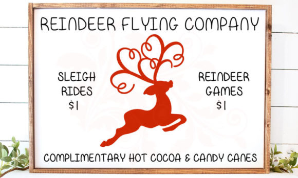 Christmas Clipart Sleigh Rides Illustrations for Local Branding