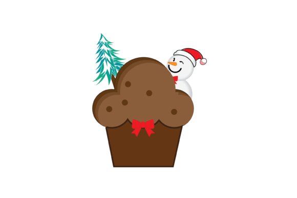 Christmas Cute Cake 028 Illustrations