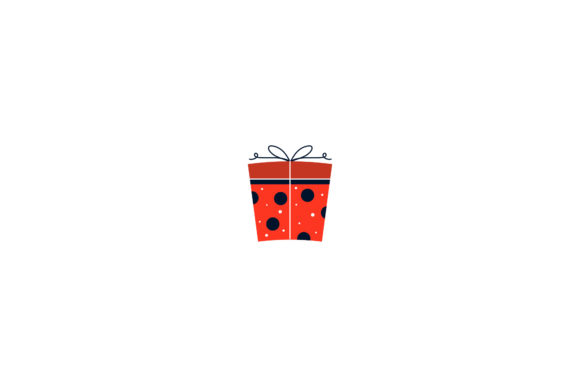 Christmas Gift Box Design Vector