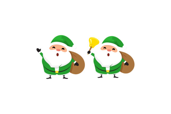 Christmas Santa Vector Set 22